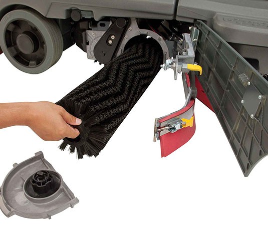 T12 Fregadora de suelo compacta de conductor sentado a batería alt 9